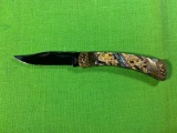 BUCK 110 Custom Designed by Michael Prater Painted Pony #6 Folding Knife