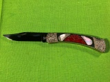 BUCK Custom Designed by Michael Prater Painted Pony # 6 Folding Knife