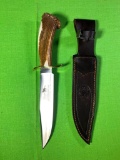 RUKO Rocky Mountain Elk Foundation Limited Edition 1 of 1500 Knife with Sheath