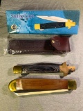 (2) Large Folding Knives - Chipaway Cutlery & American Heritage