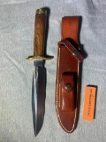 Randall Knife with Sheath & Sharpening Stone