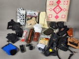 Holsters, Targets, Shooting Gloves, Utility Knife, & More