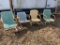 4 Vintage Outdoor Patio Chairs