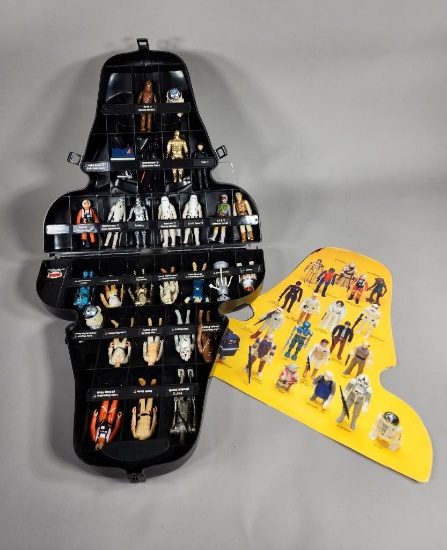 Darth Vader Storage Case with Original Insets and Star Wars Toys