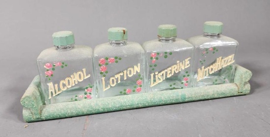 Vintage Set of Bottles
