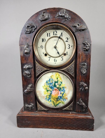 Antique Mantle Clock of Asian Origin. Circa Late 1800s