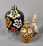 Group of Three Vases