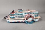 Metal Steam Boat Made in Japan Toy