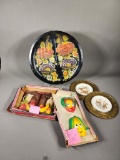 Alfred Meakin Plates, Painted Tray and More