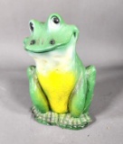 Silvestri Bros Ceramic Frog Money Bank