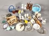 Mixed Lot - Fenton Baskets, Salt and Pepper Shakers and More