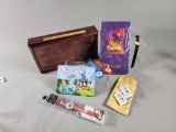 Walt Disney Company Watch, Postcards, Wooden Box and More