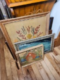 Nice Group of Vintage and Hand-Made 1960-70s Craft Art