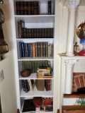 Contents of Book Case--Historical, Political, and Medical Books, Plus