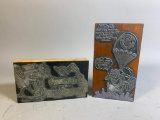 (2) Printing Plates 