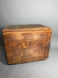 Early Packing Crate with Stenciling