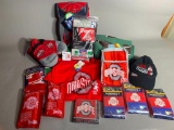 Group of OSU Swag - Flag, Ponchos, Hat & More