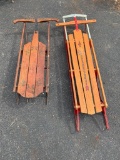 2 Vintage Sleds