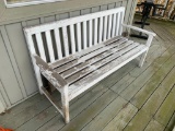 Patio Bench, Vintage Patio Glider, Exercsizer