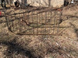 (2) Sections Curved Wrought Iron Fencing