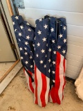 (4) American Themed Camp Chairs