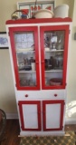 Vintage Cabinet and Contents