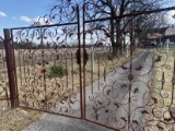 Set of Large Metal Ornate Metal Gates and Panels