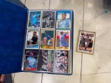 Card Album of Bo Jackson, Baseball, Football & Basketball Cards & 1 Card of Deion Sanders