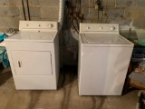 Frigidaire Electric Washer & Dryer.  Unknown if in Working Order