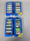 Four Packs of Hot Wheels Cars