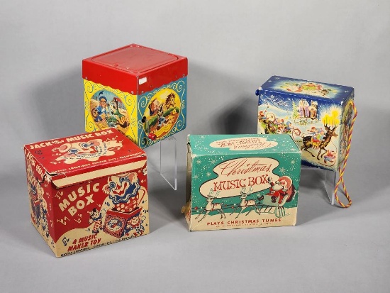 Group of Mattel Music Boxes