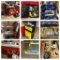 Tool Benches, Wooden Shelf, Kobalt Tools, Sandpaper, Stanley Tool Box & More