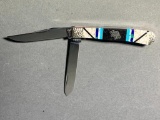 Brian Yellowhorse Signed & Numbered 41 of 50 Folding Knife