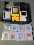 Game Boy Color with Games & Case.  No Power Cord