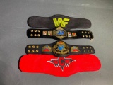 WWE Mini Replica Belts with Bags