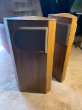 Pair of BOSE Direct / Reflecting Speakers.  See Photos for Damage on Corner