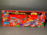 (2) New in Box Motormax Take Along Fire Station Playset