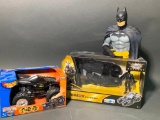 Batman Bank, Hot Wheels Monster Jam Batman & Tumbler with Batman Toy
