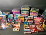 Large Group of New Sealed DVD's, VHS Tapes & CD's.  See Photos for Titles