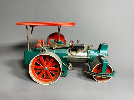 German Wilesco D365 Steam Roller Toy - Old Smokey