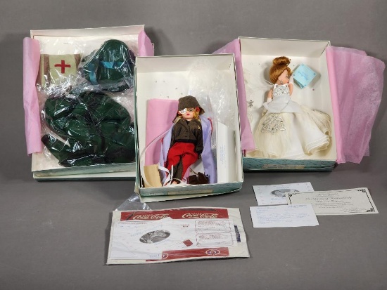 Three Madame Alexander Dolls