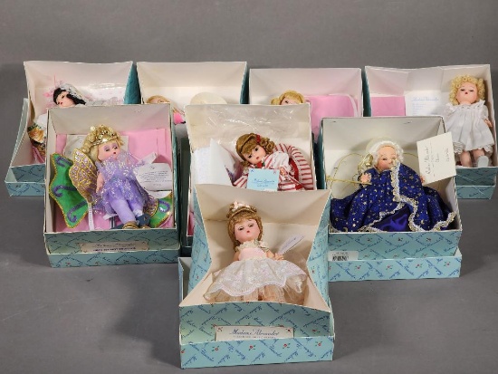 Assorted Madame Alexander Dolls: Mother Goose, Cinderella, Goldilocks,...