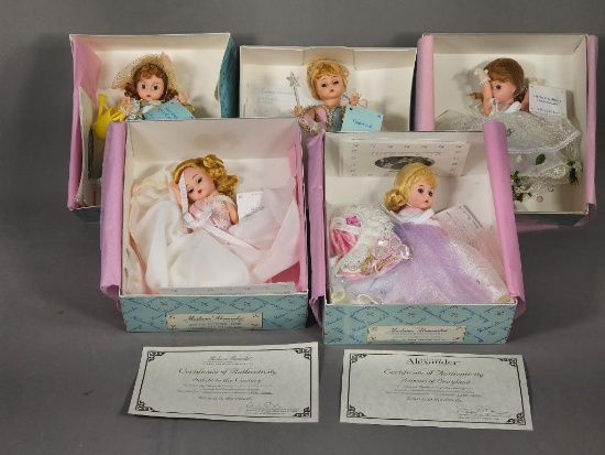 Group of Madame Alexander Dolls