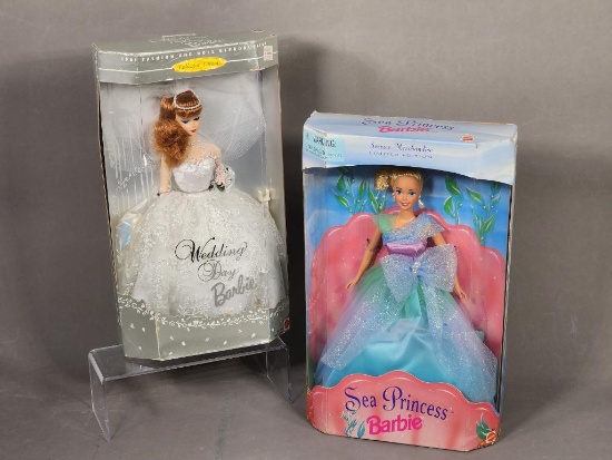 'Wedding Day' Barbie and 'Sea Princess' Barbie