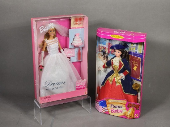 'Dream Wedding' Barbie and 'Patriot' Barbie