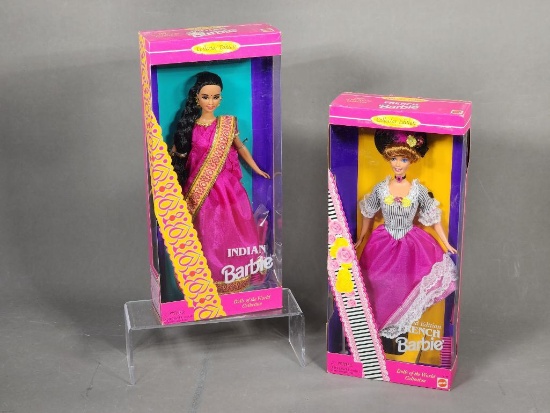 Indian Barbie and French Barbie