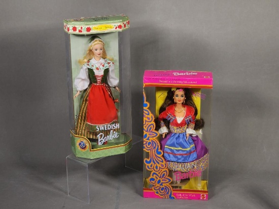 Swedish Barbie and Italian Barbie