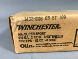 New Sealed Winchester AA Super Sport 410 GA 2 1/2 IN. Shotshells 250 (10 Boxes)