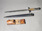 Swiss M1918 bayonet with scabbard and frog