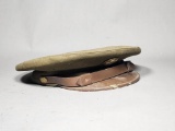 WWII Era Olive Drab Peaked Visor Cap w/Insignia